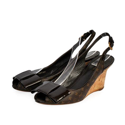 louis vuitton wedge sandals replica|Louis Vuitton amarante slingback sandals.